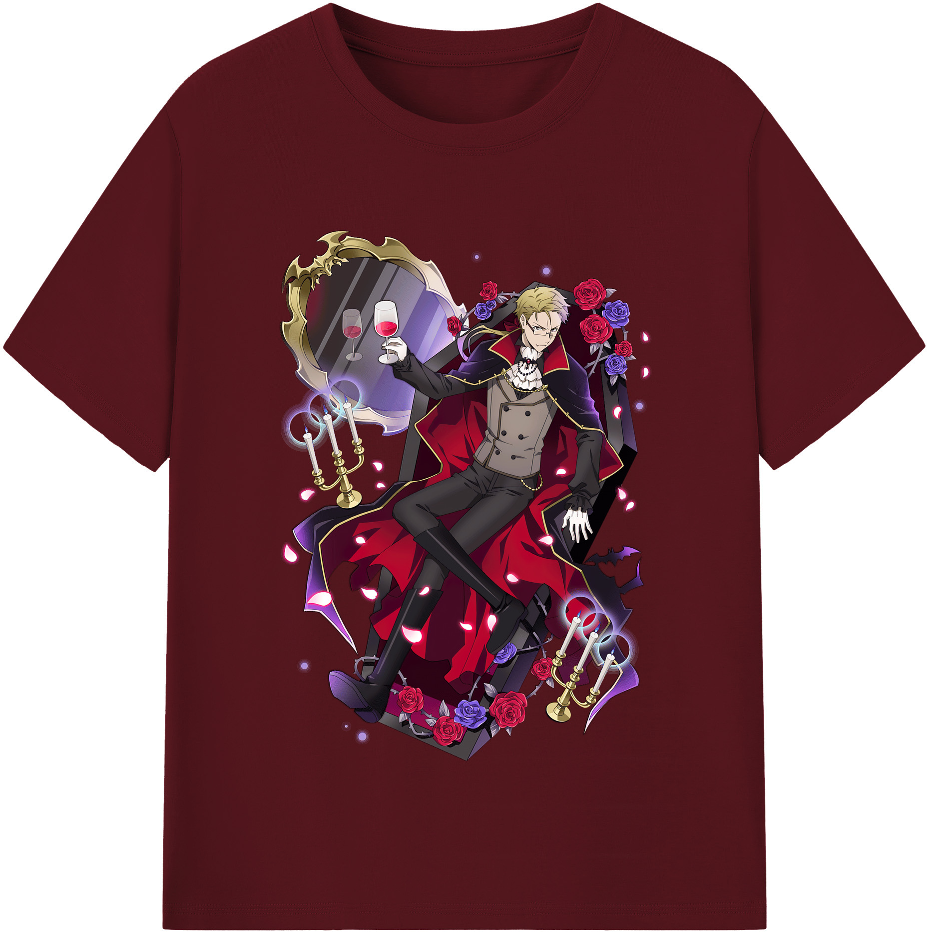 （画像用） 文豪ストレイドッグス Bungo Stray Dogs 綿100％半袖Tシャツ（フロントプリント）